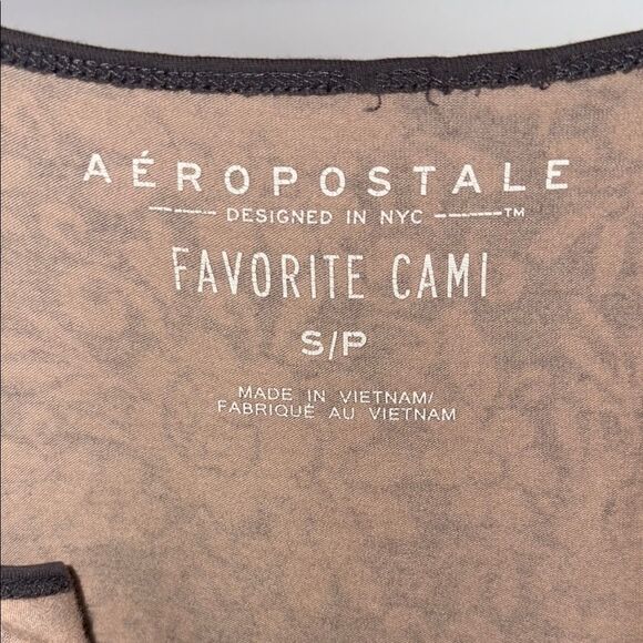 AEROSOLES Black and Tan Floral Camisole - Picture 6 of 8